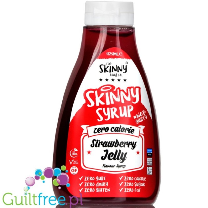 Skinny Food Strawberry Jelly - syrop truskawkowy zero kalorii