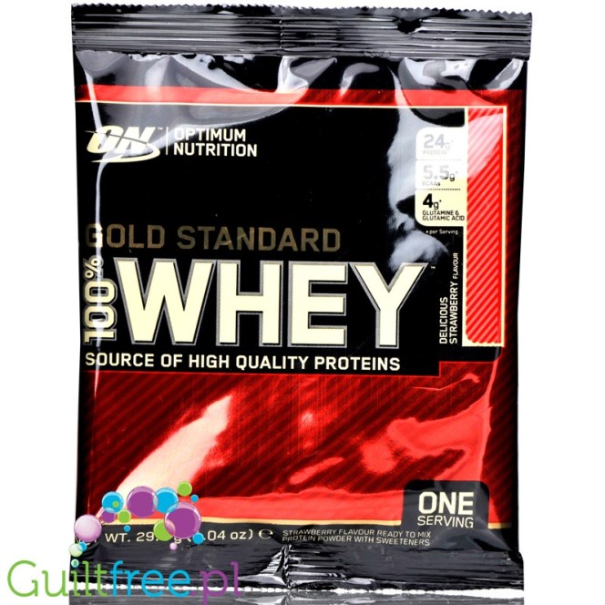 Optimum Nutrition, Whey Gold Standard 100%, Strawberry