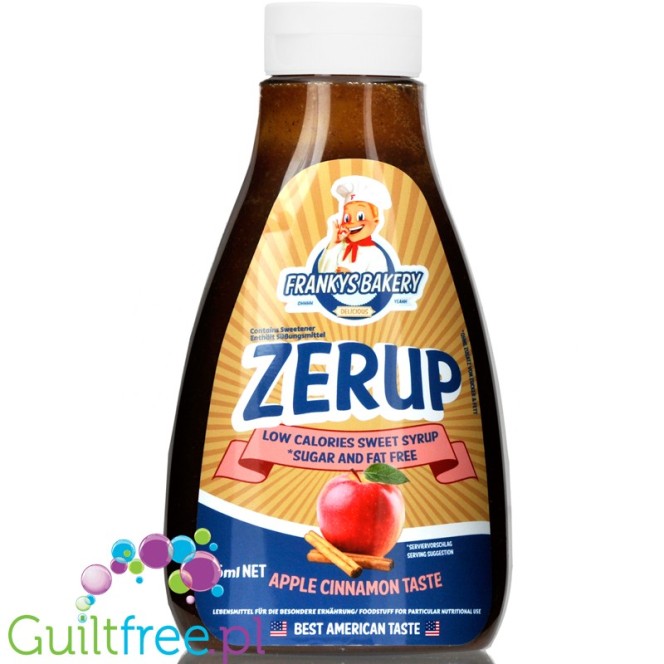 Franky's Bakery Zerup Apple & Cinnamon calorie free sugar free syrup