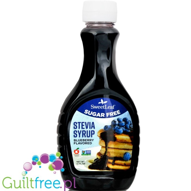 SweetLeaf Stevia Blueberry - jagodowy syrop bez cukru