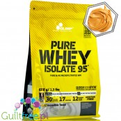 Olimp Pure Whey Isolate 95% Peanut Butter, 0,6kg, odżywka białkowa WPI