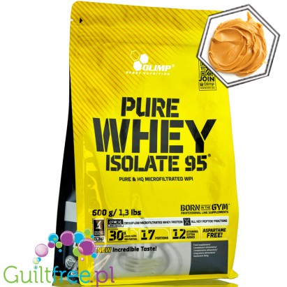 Olimp Pure Whey Isolate 95 0,6 kg peanut butter