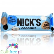 N!CK'S Nick's Coconut & Chocolate - baton bez cukru ze stewią i ksylitolem (Kokos & Mleczna Czekolada)