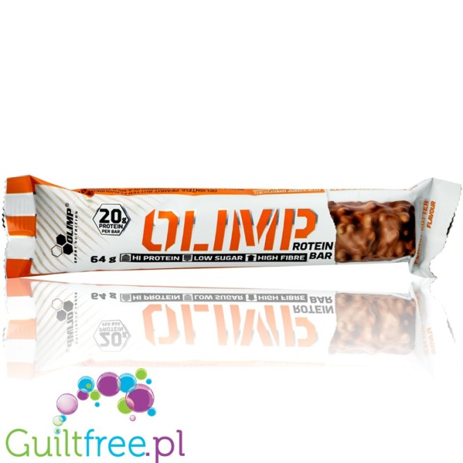 Olimp Protein Bar Peanut Butter - baton białkowy (Masło Orzechowe & Mleczna Czekolada)