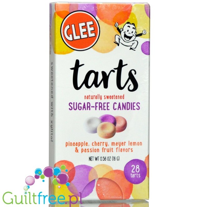 Glee Candy Tarts kwaśne pudrowe cukierki bez cukru tylko z ksylitolem