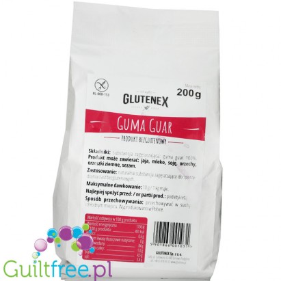 Glutenex bezglutenowa guma guar bio