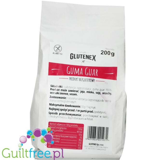 Glutenex bezglutenowa guma guar E412