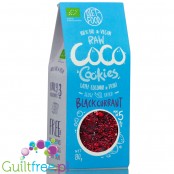 Diet Food Raw Coco, Blackcurrant - bio coconut cookies with low GI