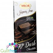 Valor sugar free dark chcolate with stevia