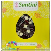 Santini Easter, sugar free milk chocolate with cherries and apples