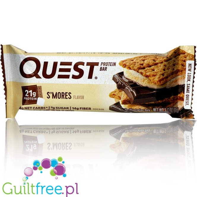 Quest Bar S'mores - baton proteinowy Marshmallow & Czekolada 20g białka