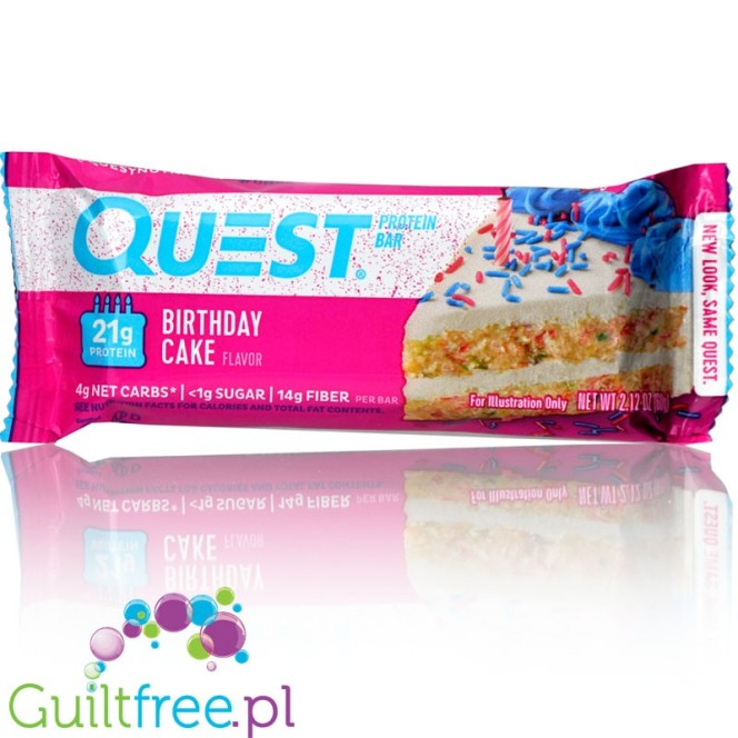 Quest Protein Bar Birthday Cake Flavor