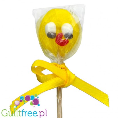 Santini sugar free Easter lollipop with xylitol, Chicken, Mango