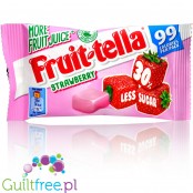 Fruittella 30% mniej cukru, cukierki truskawkowe, paczka 99kcal