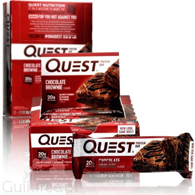 Quest Bar Protein Bar Chocolate Brownie Flavor