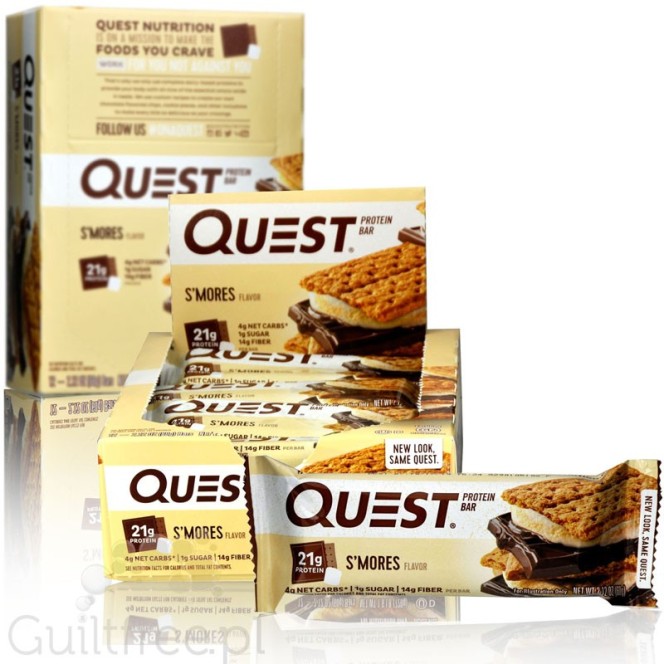 Quest Bar Protein Bar S'mores Flavor
