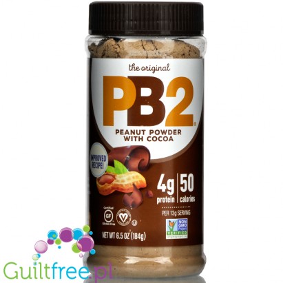PB2 Original - odtłuszczone masło orzechowe z czekoladą w proszku