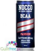 NOCCO BCAA Passion - napój energetyczny bez cukru z kofeiną i witaminami B