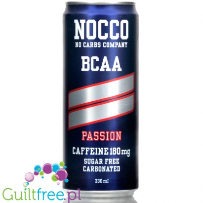 NOCCO BCAA Passion - sugar free energy drink with caffeine, l-carnitine and BCAA
