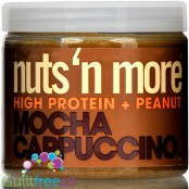 Nuts 'N More Mocha Cappuccino Masło Orzechowe z ksylitolem i białkiem WPI