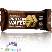 BioTech USA Protein Wafer with Mocha cream filling, 42% protein