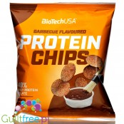 Biotech Protein Chips Barbecue - chipsy proteinowe 49% WPI