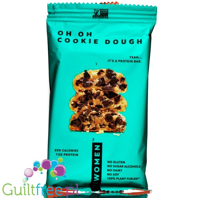 TRUWOMEN Oh Oh Cookie Dough - ciasteczkowy wegański baton białkowy bez glutenu, soi i słodzików