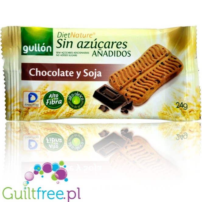 Gullón DietNature no added sugar Chocolate & Soya cookie
