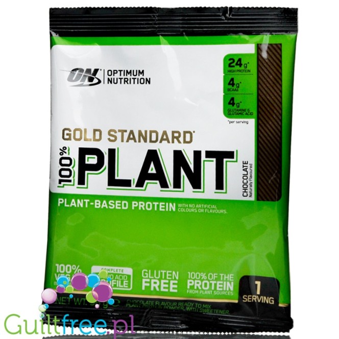 Optimum Nutrition Gold Standard 100% Plant, Chocolate - roślinne białko o smaku czekoladowym, saszetka