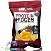 Optimum Nutrition Protein Ridges, BBQ - chipsy proteinowe a la Ruffles