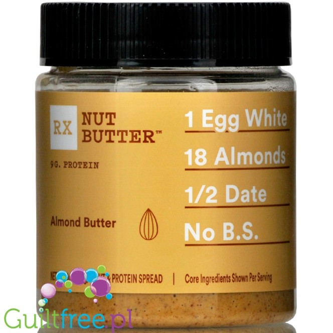 RxBar Almond Butter, Original - proteinowe masło migdałowe z białkiem jaj