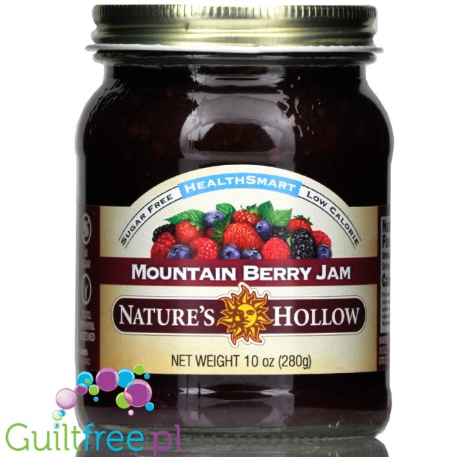 Nature's Hollow Sugar Free Jam, Mountain Berry 10 oz.