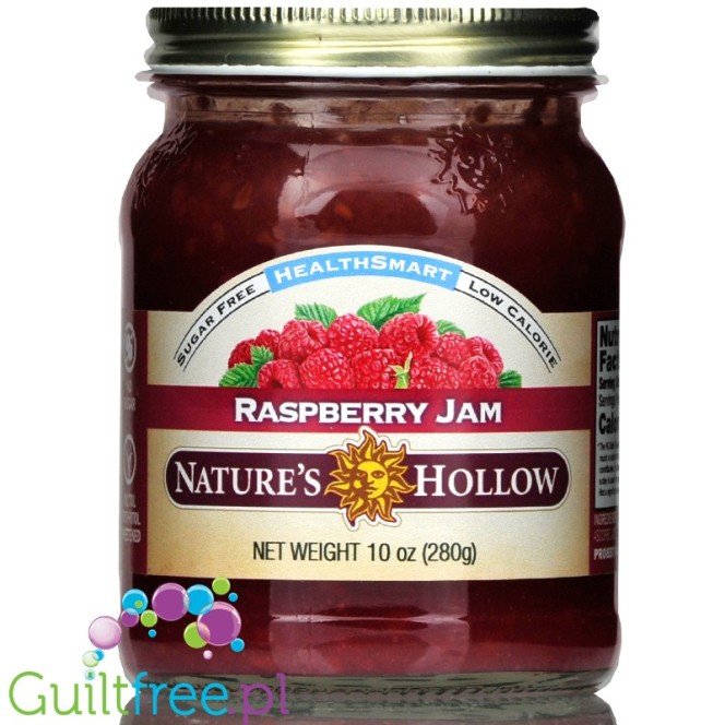 Nature's Hollow Sugar Free Jam, Raspberry 10 oz.