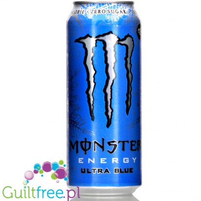 Monster Energy Ultra Blue UK - Napój Energetyczny bez cukru