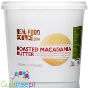 RealFoodSource Macadamia Butter 1KG - masło z prażonych orzechów makadamia 100%