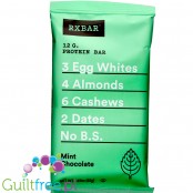RX Bar Mint Chocolate - naturalny baton proteinowy z białkiem jaj (Ciemna Czekolada & Mięta)