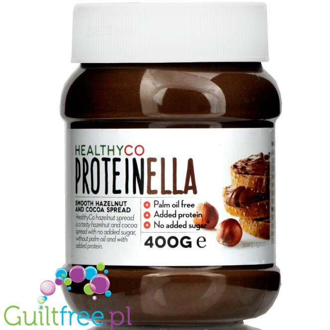 HealthyCo Proteinella Protein Gluten-Free Chocolate & Hazelnut Spread 400g
