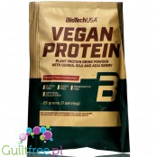 BioTech Vegan Protein Forrest Fruit - vegan protein powder with acai, goji & quinoa, sachet