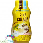 Allnutrition Sos Pina Colada - sos zero kokosowo-ananasowy