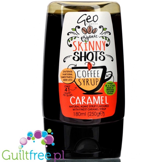 Geo Organics - Caramel Coffee Syrup (180ml / 250g)