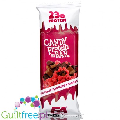 Fitness Authority Candy Bar Chocolate Raspberry