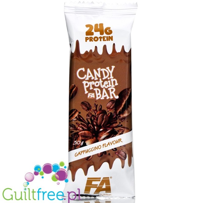 FA Candy Bar Cappuccino - baton białkowy 23g białka w 200kcal