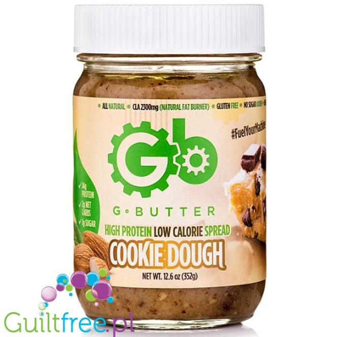 G Butter Cookie Dough - ciasteczkowe masło nerkowcowo-migdałowe z WPI i CLA słodzone stewią i erytrolem