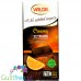 Valor gorzka czekolada 70% z nadzieniem pomarańczowym, bez cukru ze stewią