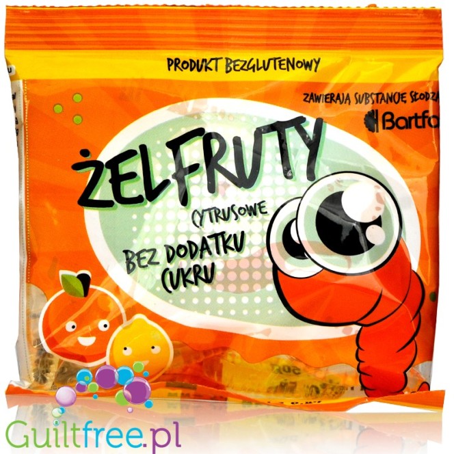 Bartfan Zelfruty Citrus no added sugar fruit jellies