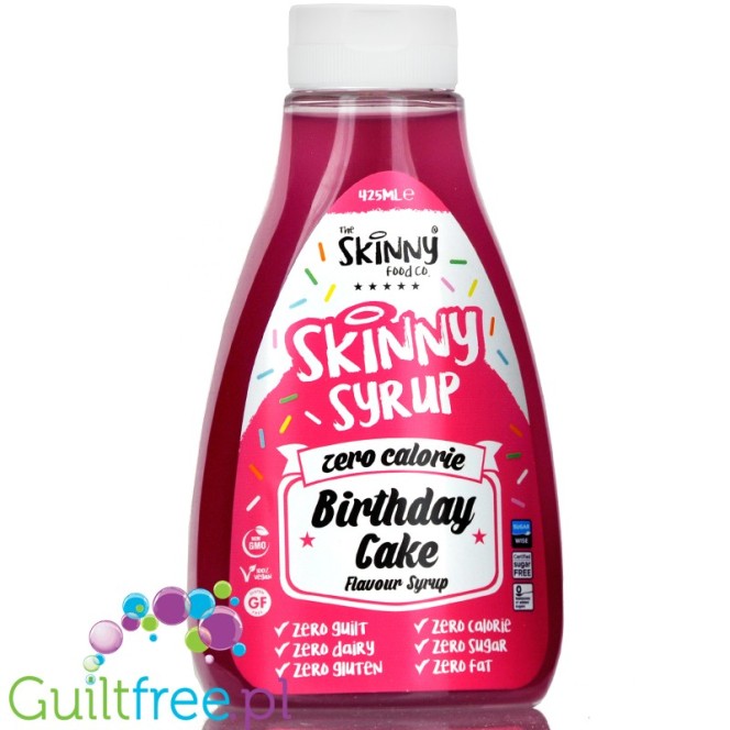 Skinny Food Birthday Cake - syrop bez kalorii