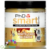 Phd Smart White Choc Blondie - proteinowy krem orzechowy słodzony tylko ksylitolem, smak biszkopt & biała czekolada