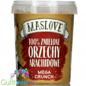 Maslove Masło Orzechowe Extra Crunch 400g z dużymi kawałkami orzechów