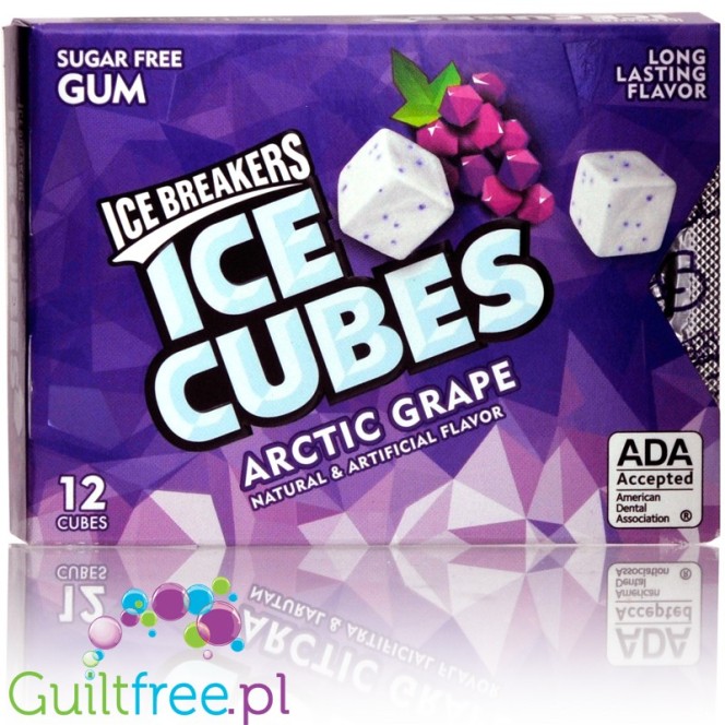 Ice Breakers - Arctic Grape Ice Cubes - Blister Pack sugar free chwing gum
