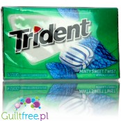 Trident Minty Sweet Twist sugar free chewing gum with xylitol